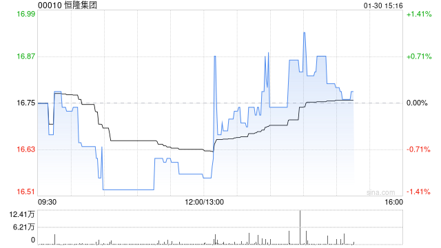恒隆集团发布年度业绩 股东应占基本纯利上升3%至24.07亿港元