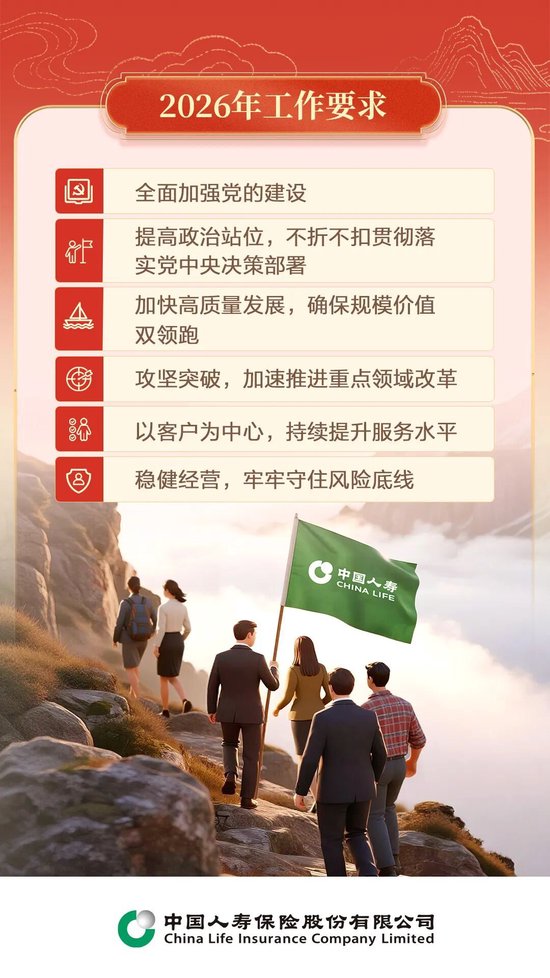中国人寿寿险公司召开2026年工作会议、2026年全面从严治党暨纪检工作会议