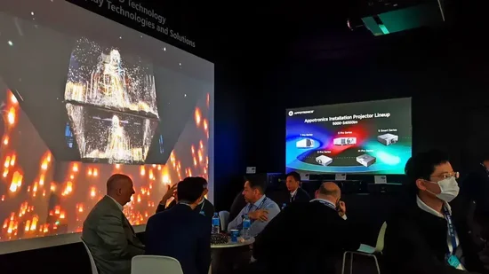 ISE2026现场直击，光峰专显多个产品亮相彰显技术硬实力