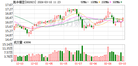 凯中精密：近日，“精密连接器+高性能功能材料”两大智能制造产业基地动工，预计明年起陆续投产