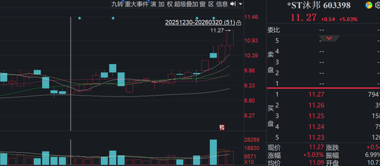 造假被罚,退市风险仍存,603398为何逆势涨停?