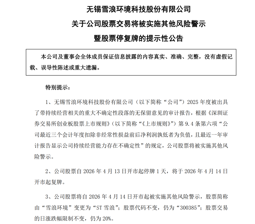 两股同日被ST,一股年内大涨138%