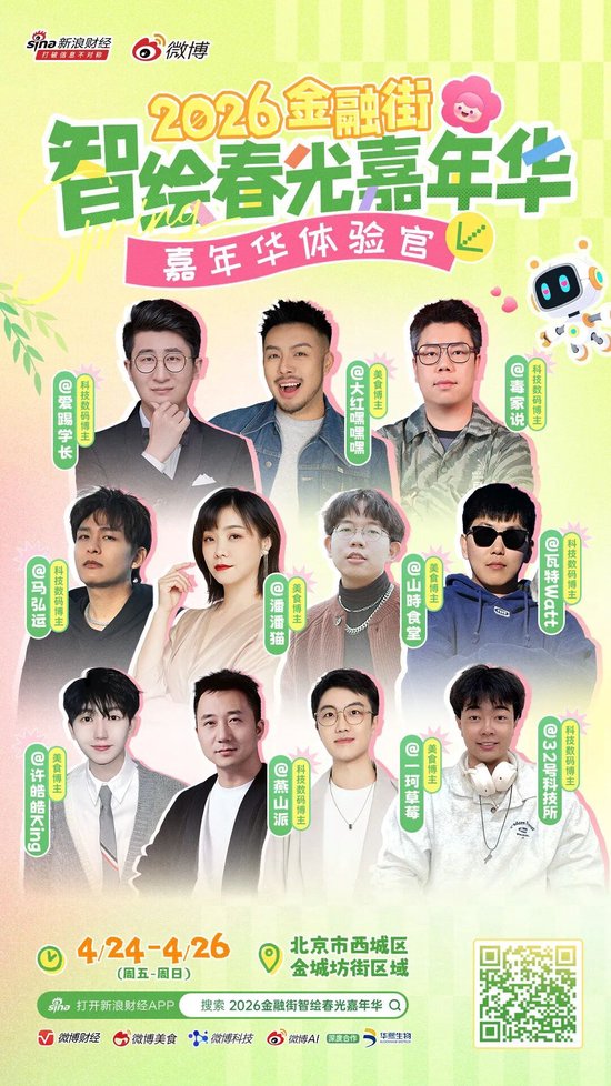 重磅|头部博主齐聚金融街?这场春日嘉年华藏不住了!