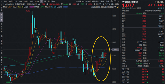 华为“龙虾”筑牢安全防线！浪潮信息领涨超8%，聚焦数据安全领域的——华宝基金大数据ETF（516700）拉升2%