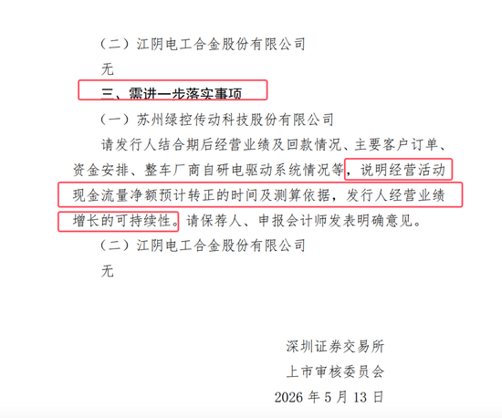 苏州绿控传动IPO过会：因“现金流持续失血”高风险上市委给留了个作业！转型尝试：风波中的五粮液有点股份